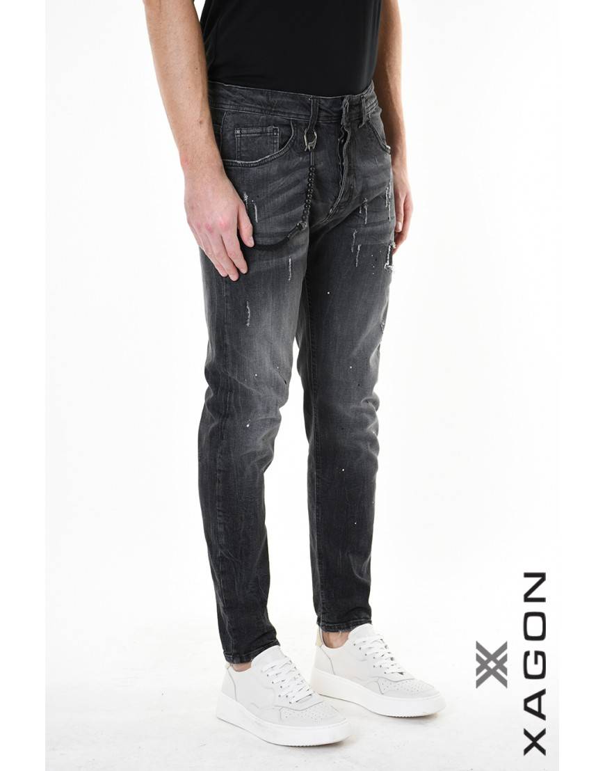 La haine inside us JEANS 2UMR244 Nero Offerte
