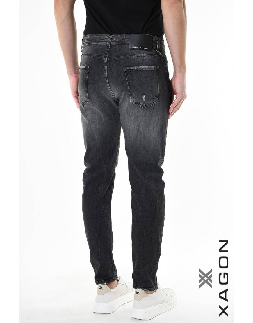 La haine inside us JEANS 2UMR244 Nero Offerte