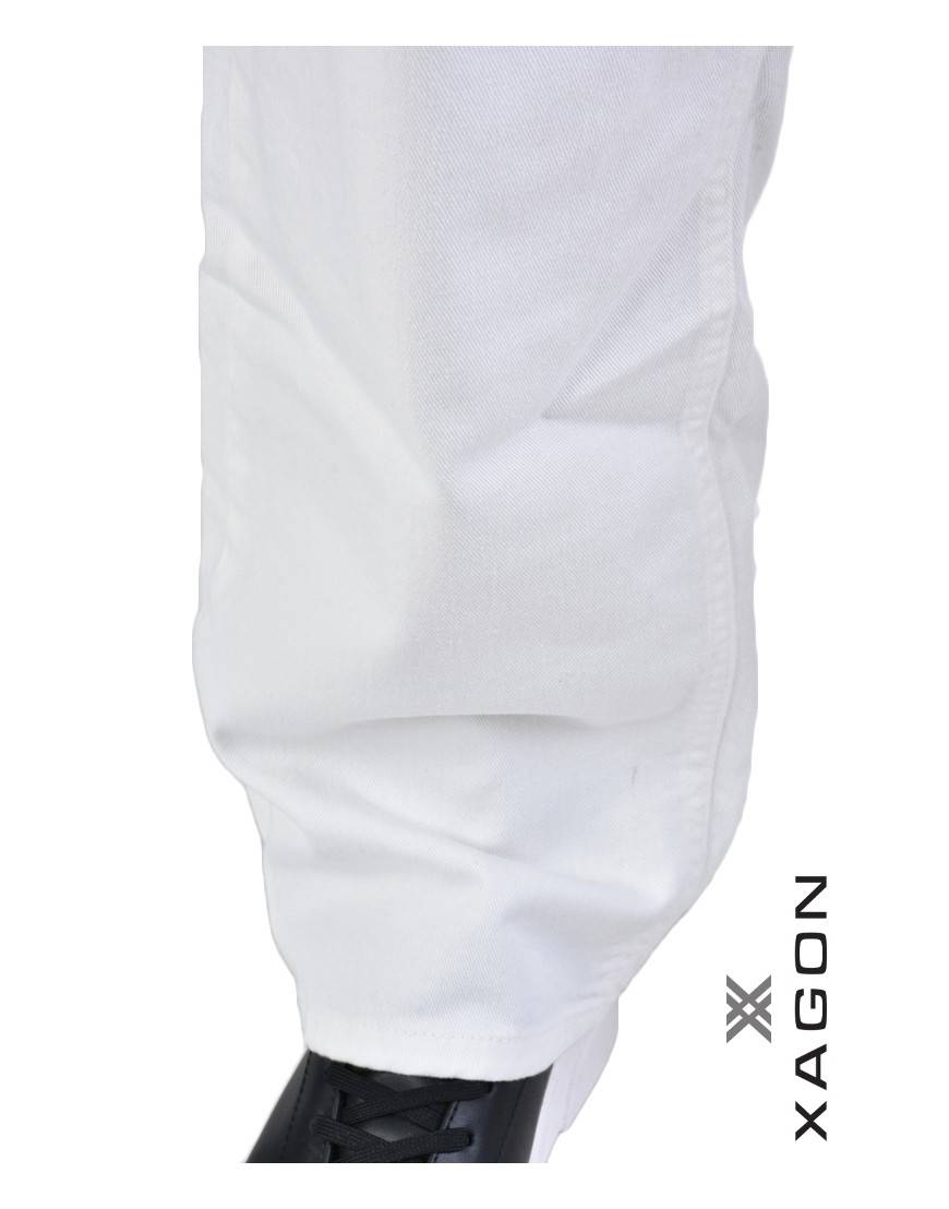 La haine inside us JEANS UMR169 Bianco Vendita Calda