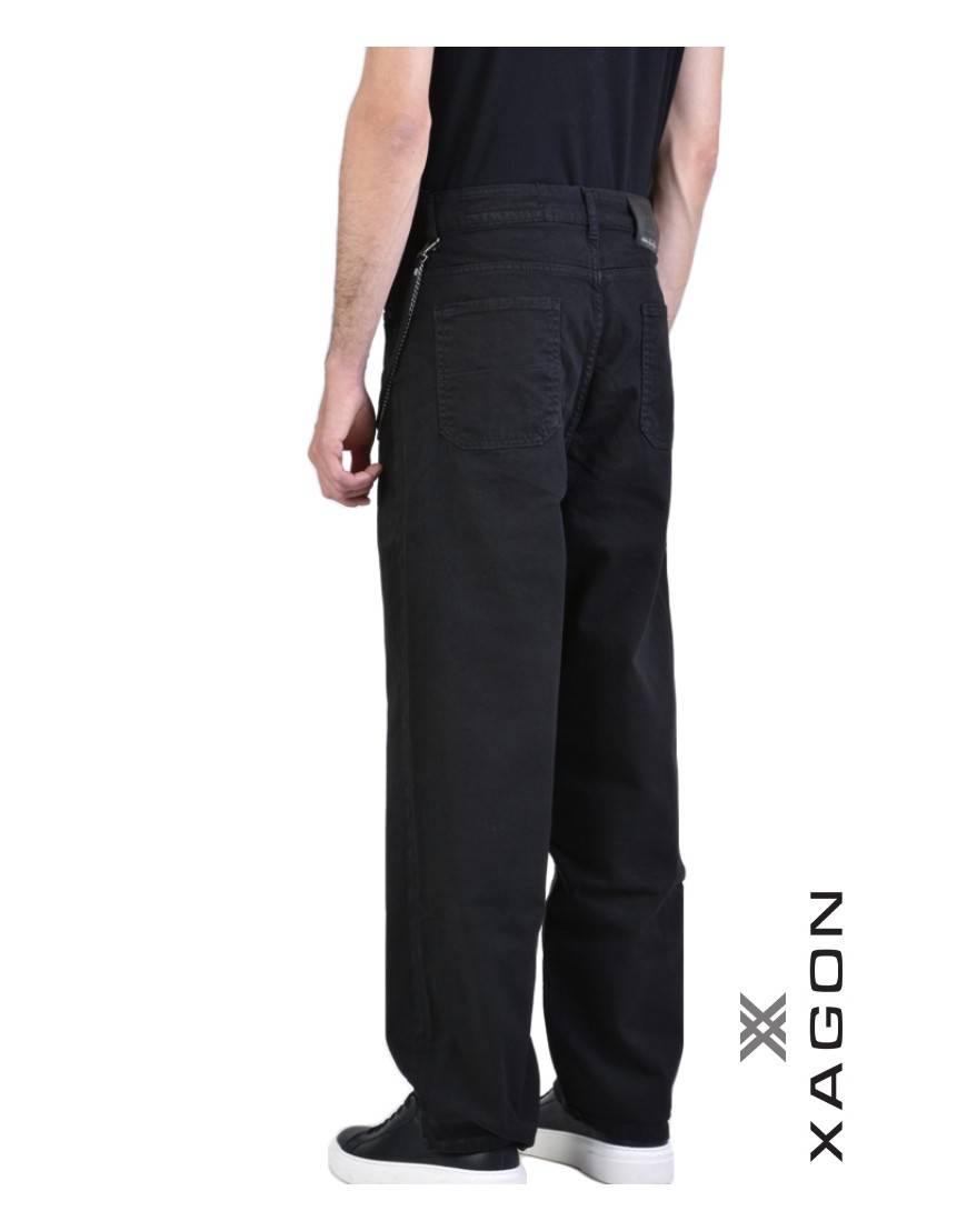 La haine inside us JEANS UMR169 Nero Vendita Economica
