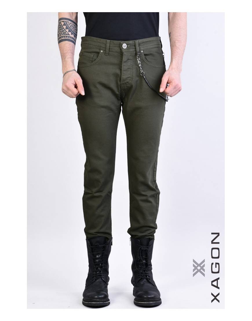 La haine inside us JEANS UOXFO2 Verde I Più Venduti