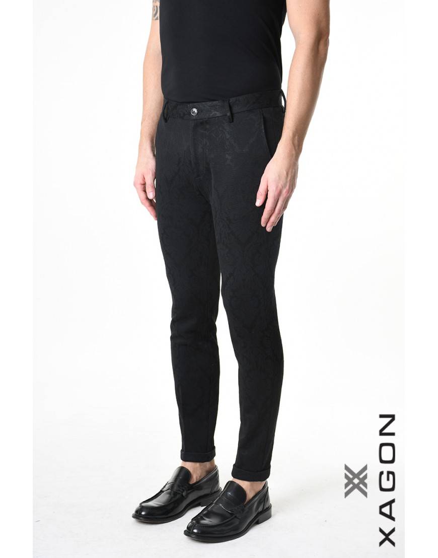 La haine inside us PANTALONE 1PBRIPU Nero Promozione