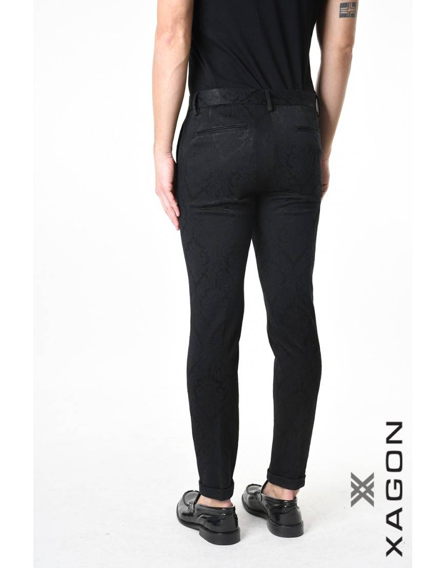 La haine inside us PANTALONE 1PBRIPU Nero Promozione
