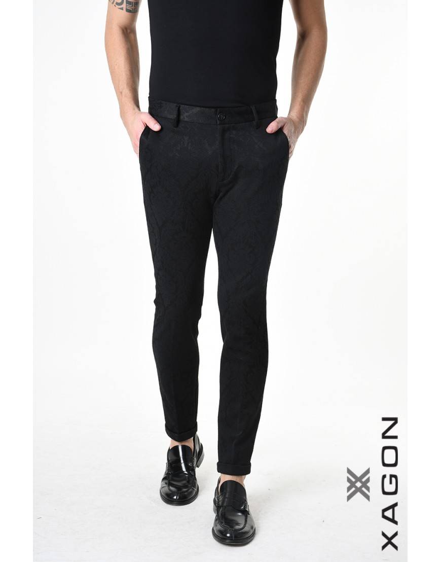 La haine inside us PANTALONE 1PBRIPU Nero Promozione
