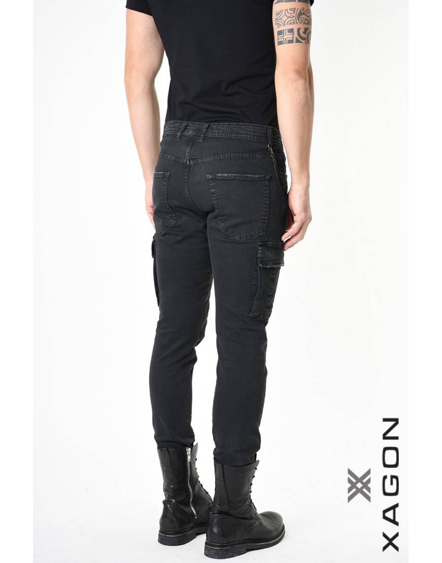 La haine inside us PANTALONE 2CR2012 Nero Presa