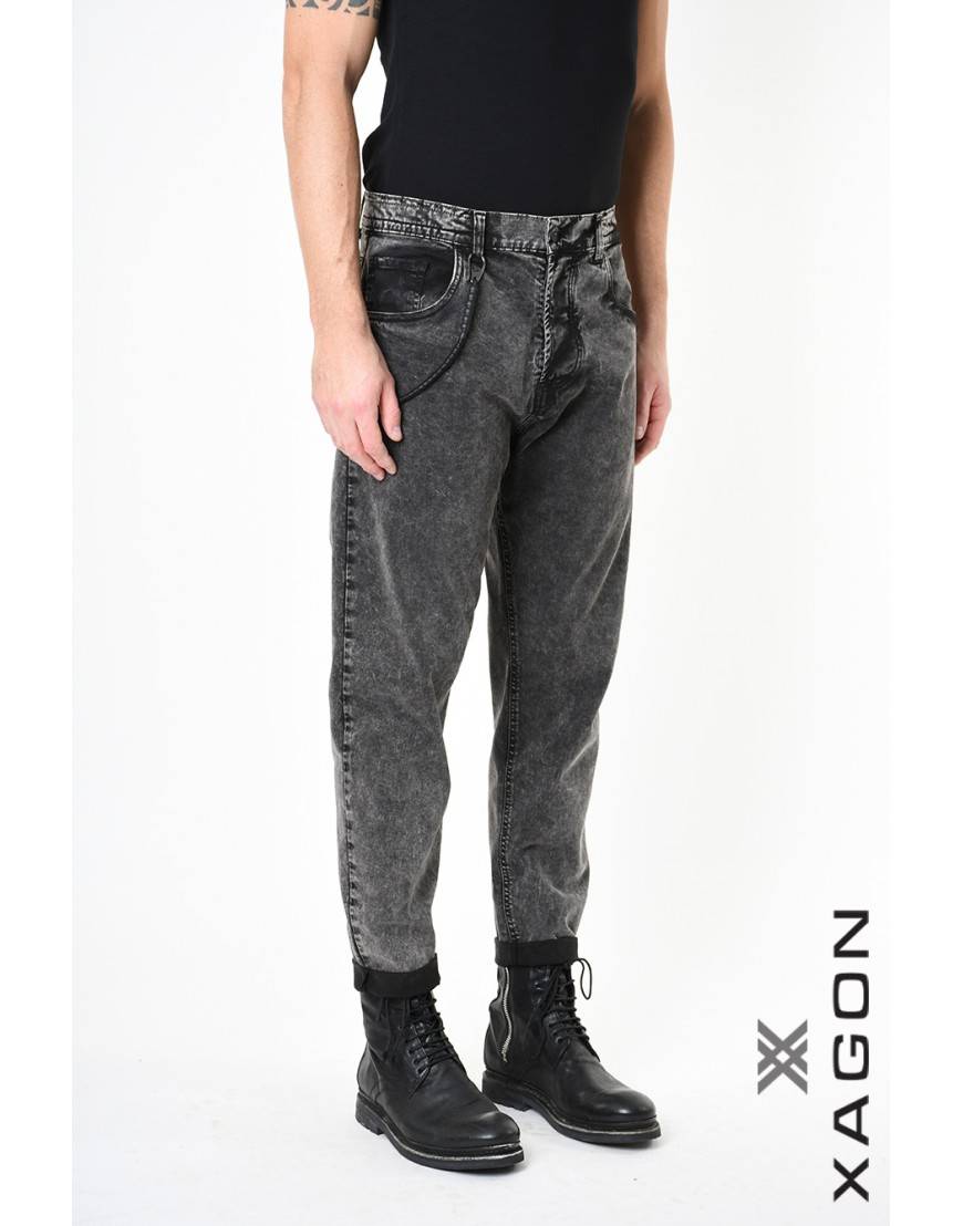 La haine inside us PANTALONE 2CR2013 Nero Economico