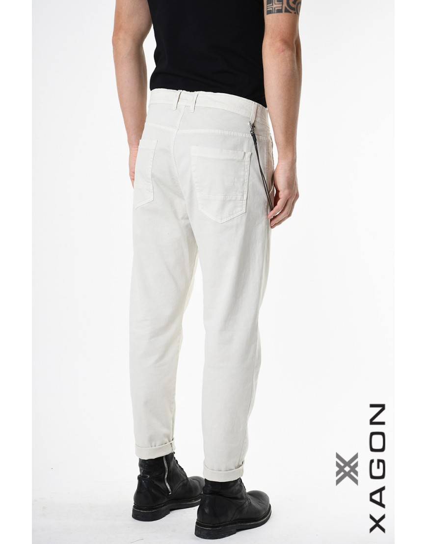 La haine inside us PANTALONE 2CR2014 Ecru In Vendita