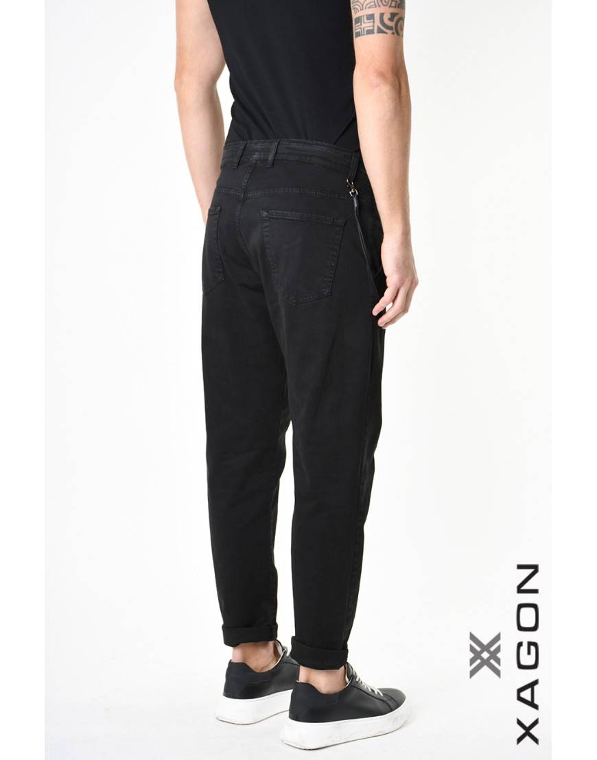 La haine inside us PANTALONE 2CR2014 Nero Offerte