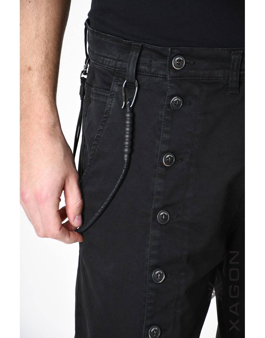 La haine inside us PANTALONE 2CR2014 Nero Offerte