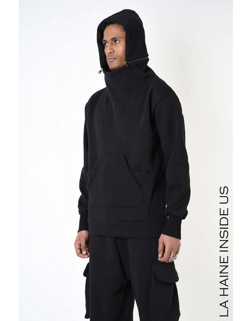 La haine inside us 3M LM201 FELPA UNISEX U Nero Soddisfazione Garantita