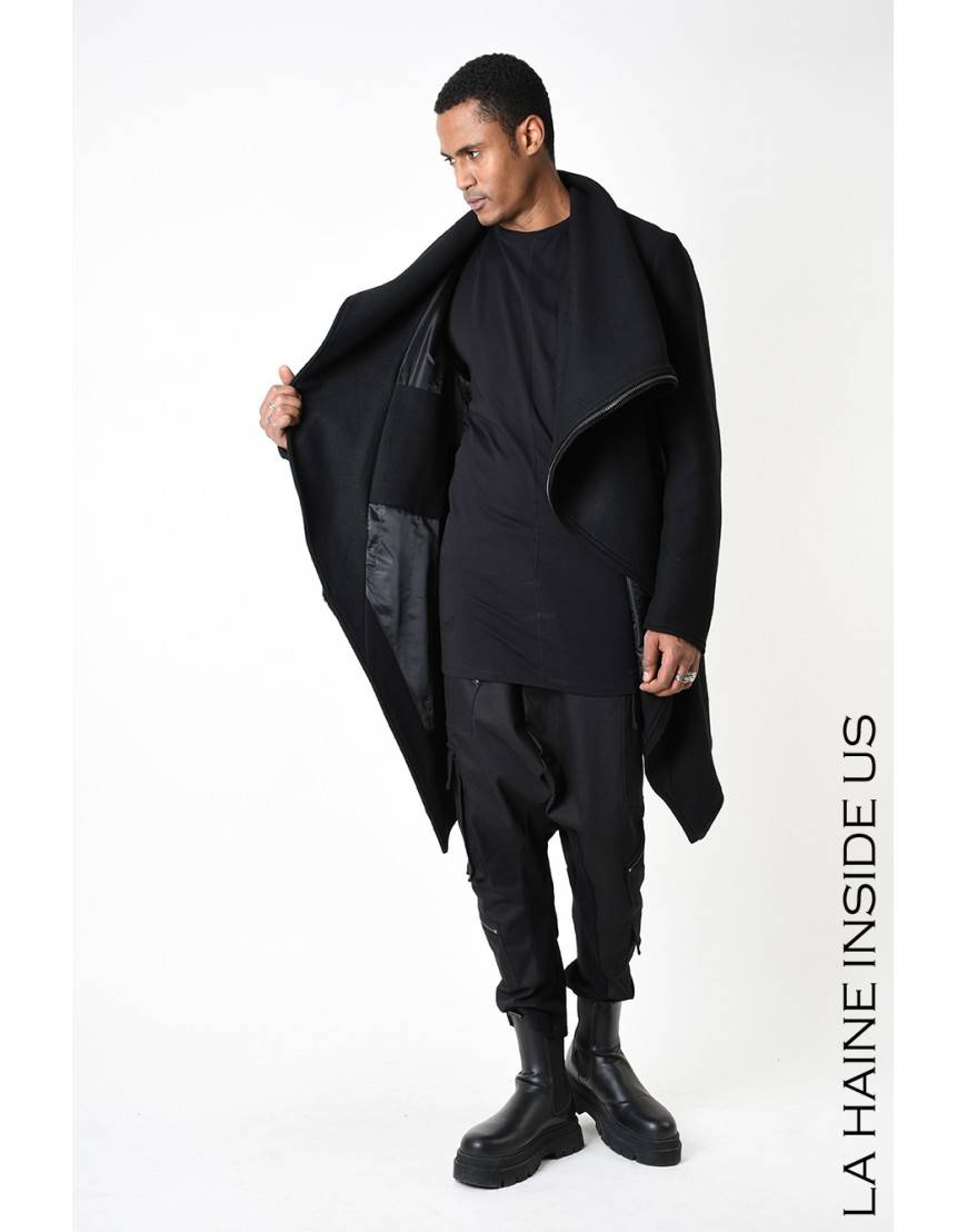 La haine inside us 3P LM239 CAPPOTTO Nero Hotsell
