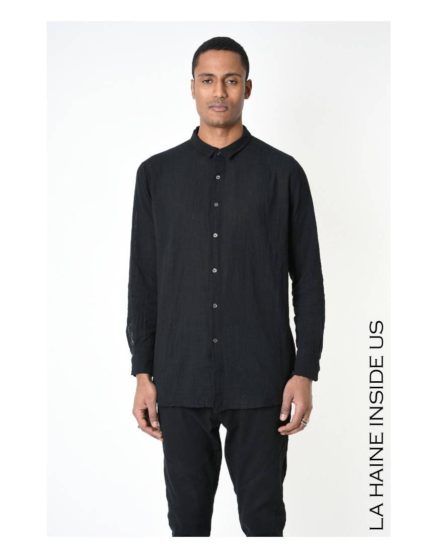 La haine inside us 3V LM116 CAMICIA Nero Vendite Flash