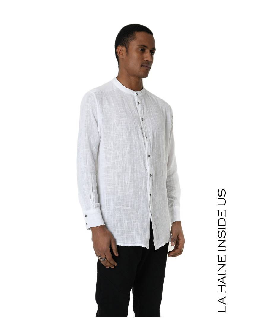 La haine inside us 3V LM118 CAMICIA Bianco Negozio