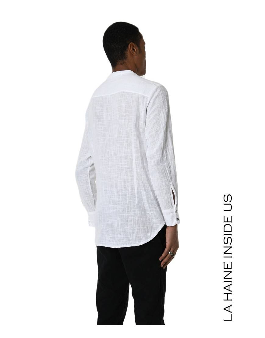 La haine inside us 3V LM118 CAMICIA Bianco Negozio