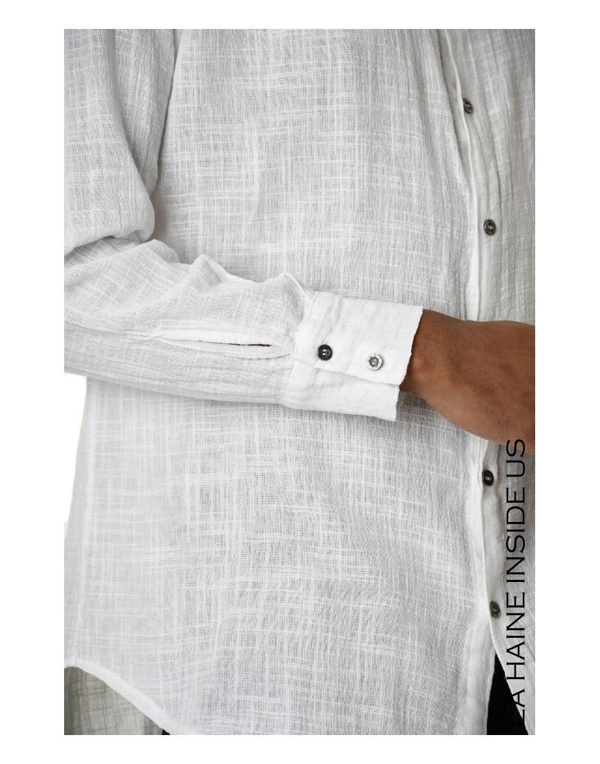 La haine inside us 3V LM118 CAMICIA Bianco Negozio