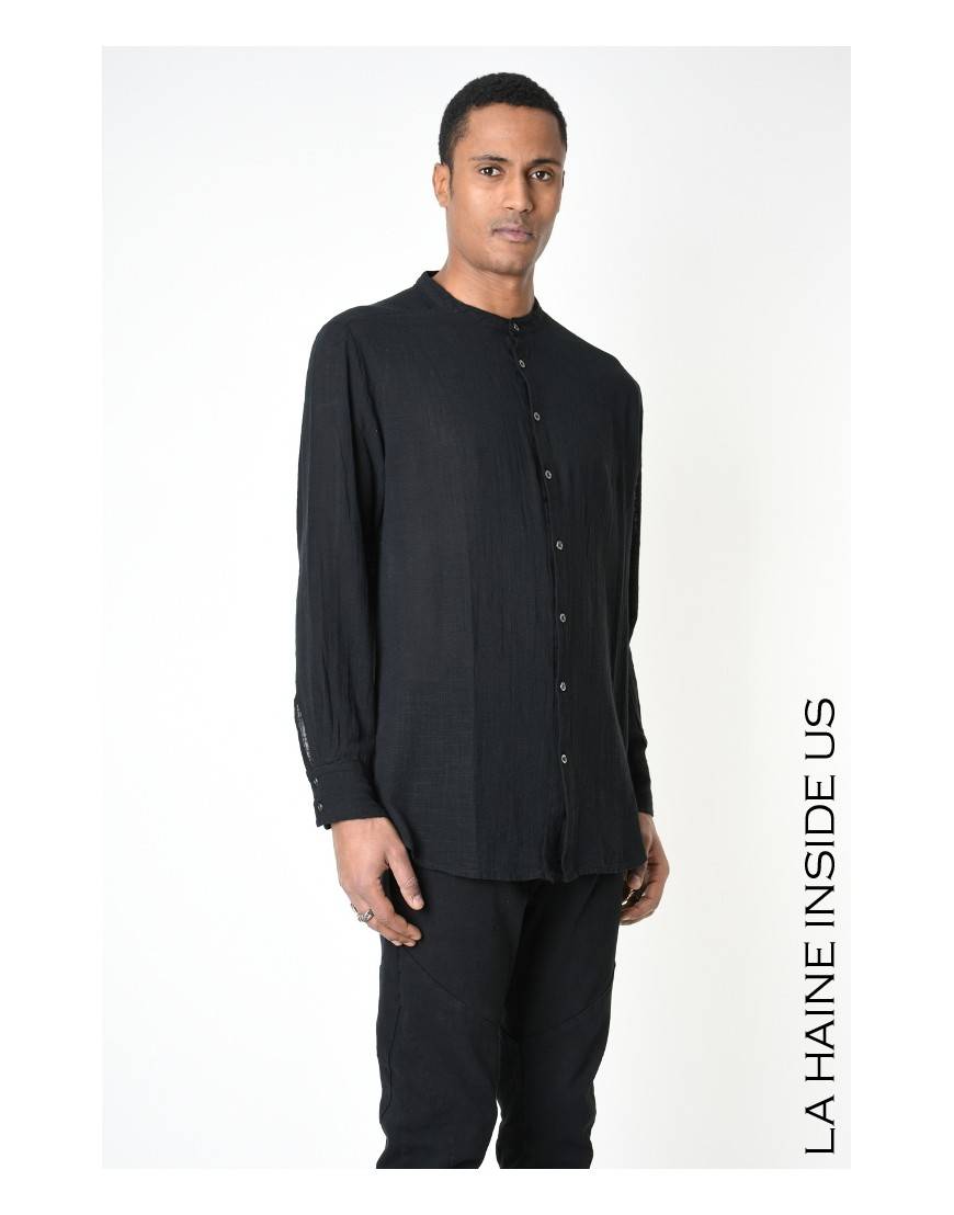 La haine inside us 3V LM118 CAMICIA Nero In Saldo