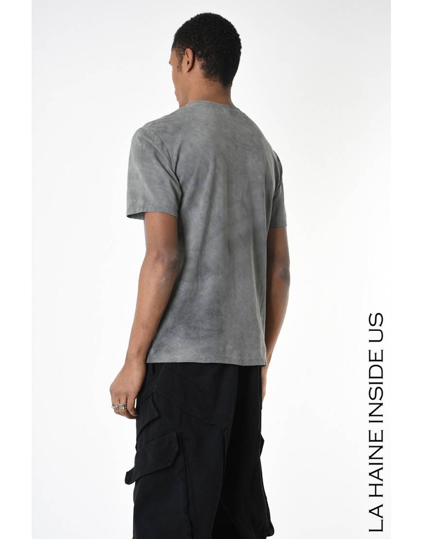 La haine inside us 3V LM234 T-SHIRT Grigio Moda