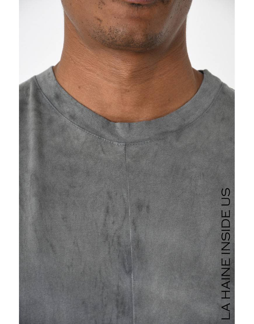 La haine inside us 3V LM234 T-SHIRT Grigio Moda