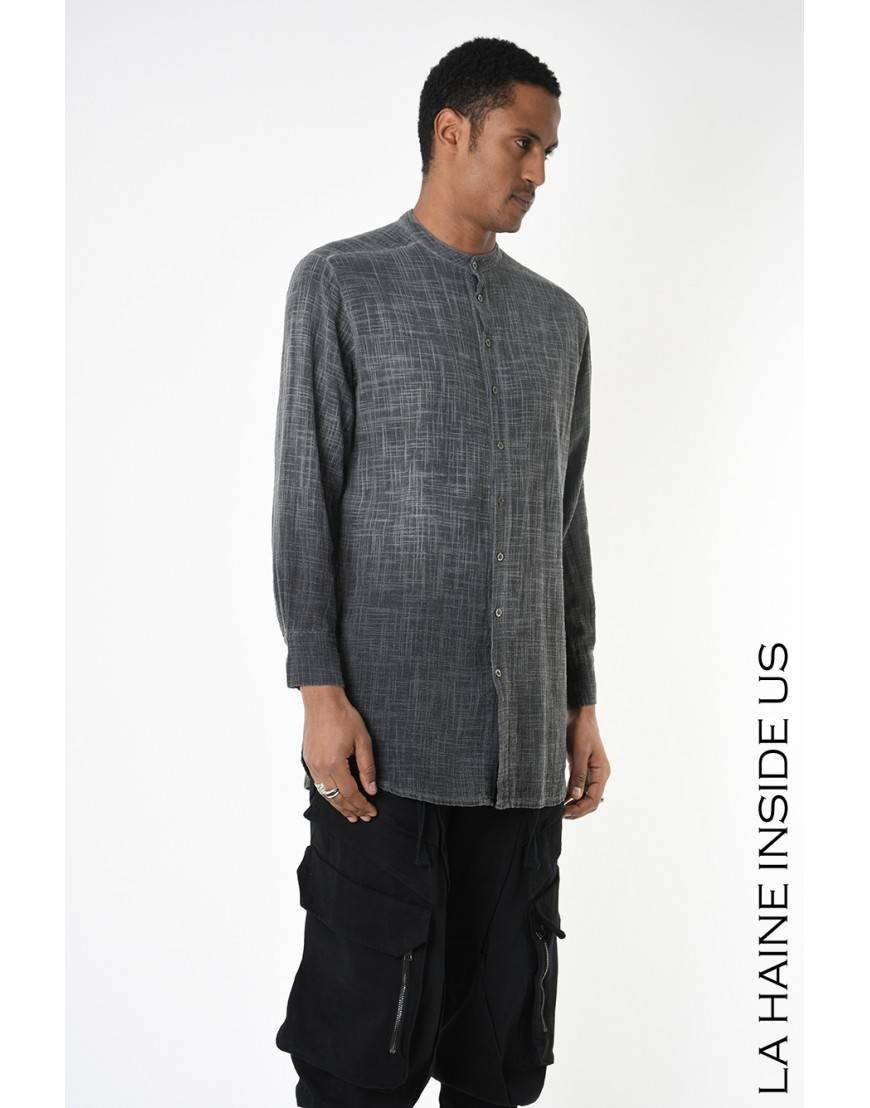La haine inside us 3V LM236 CAMICIA Grigio Italia