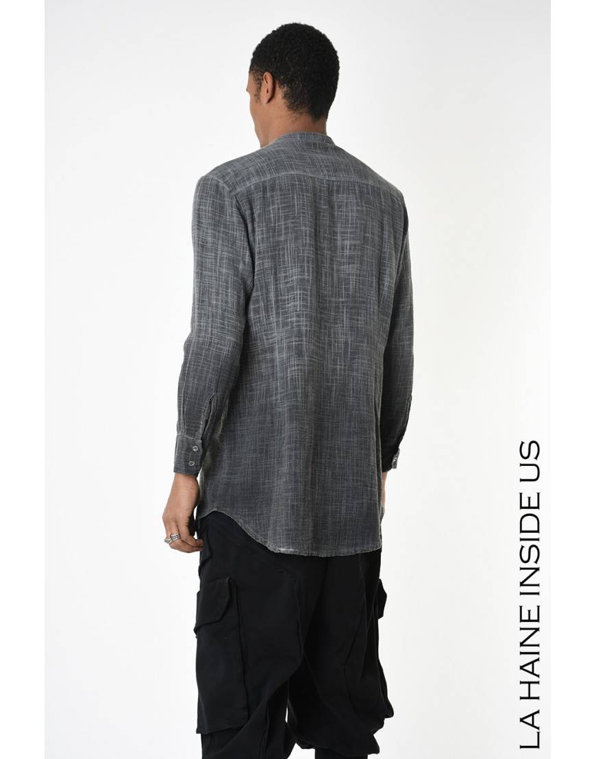 La haine inside us 3V LM236 CAMICIA Grigio Italia
