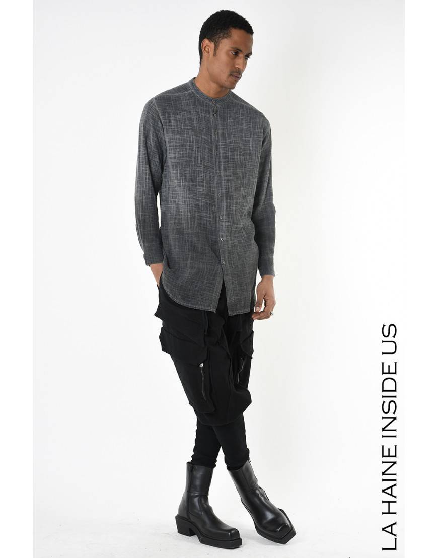 La haine inside us 3V LM236 CAMICIA Grigio Italia