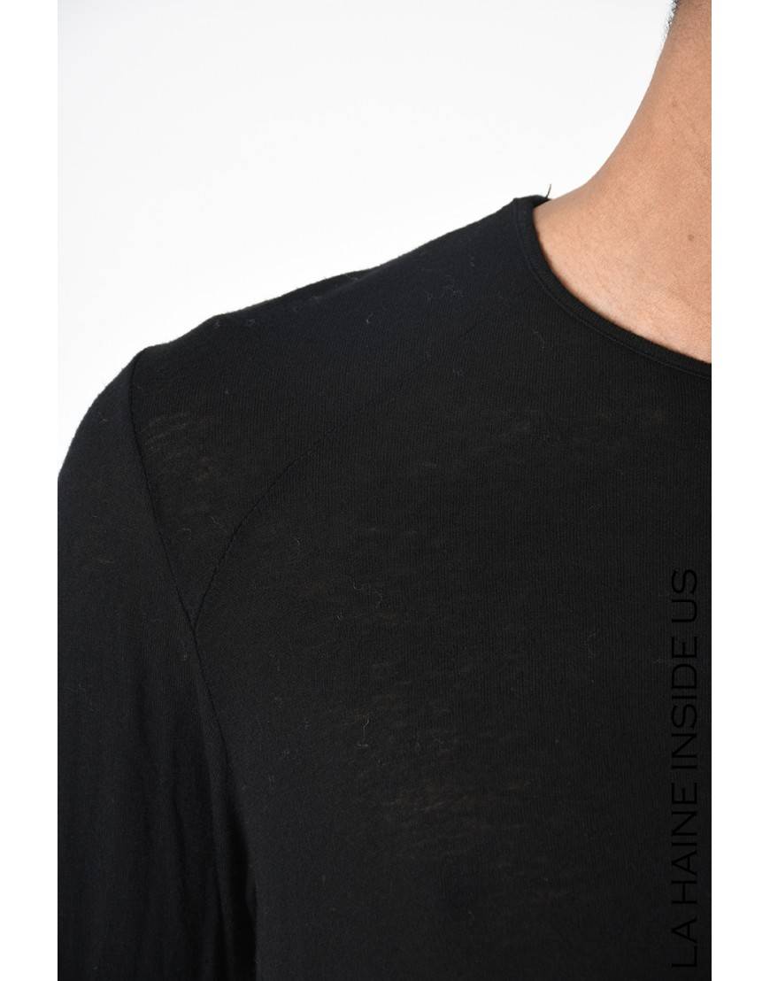 La haine inside us 3V LM265 MAGLIA Nero In Linea