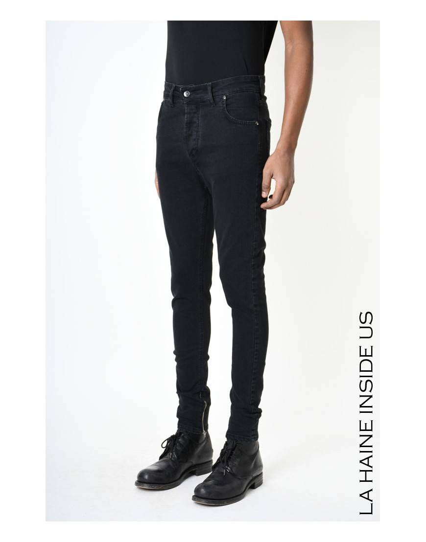 La haine inside us 3X LM217 JEANS Nero Nuovo