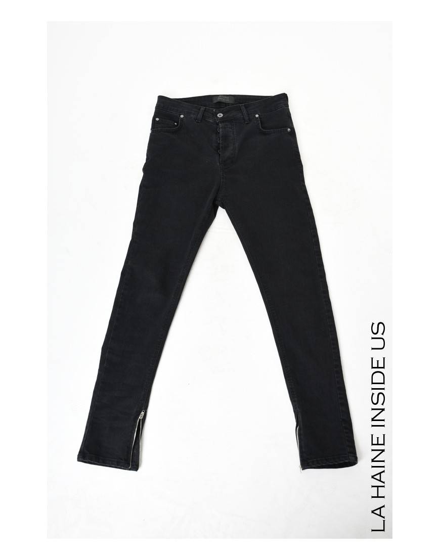 La haine inside us 3X LM217 JEANS Nero Nuovo
