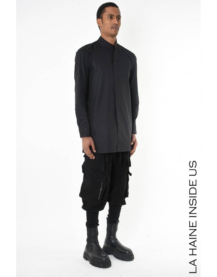 La haine inside us 3R LM226 CAMICIA Nero Presa