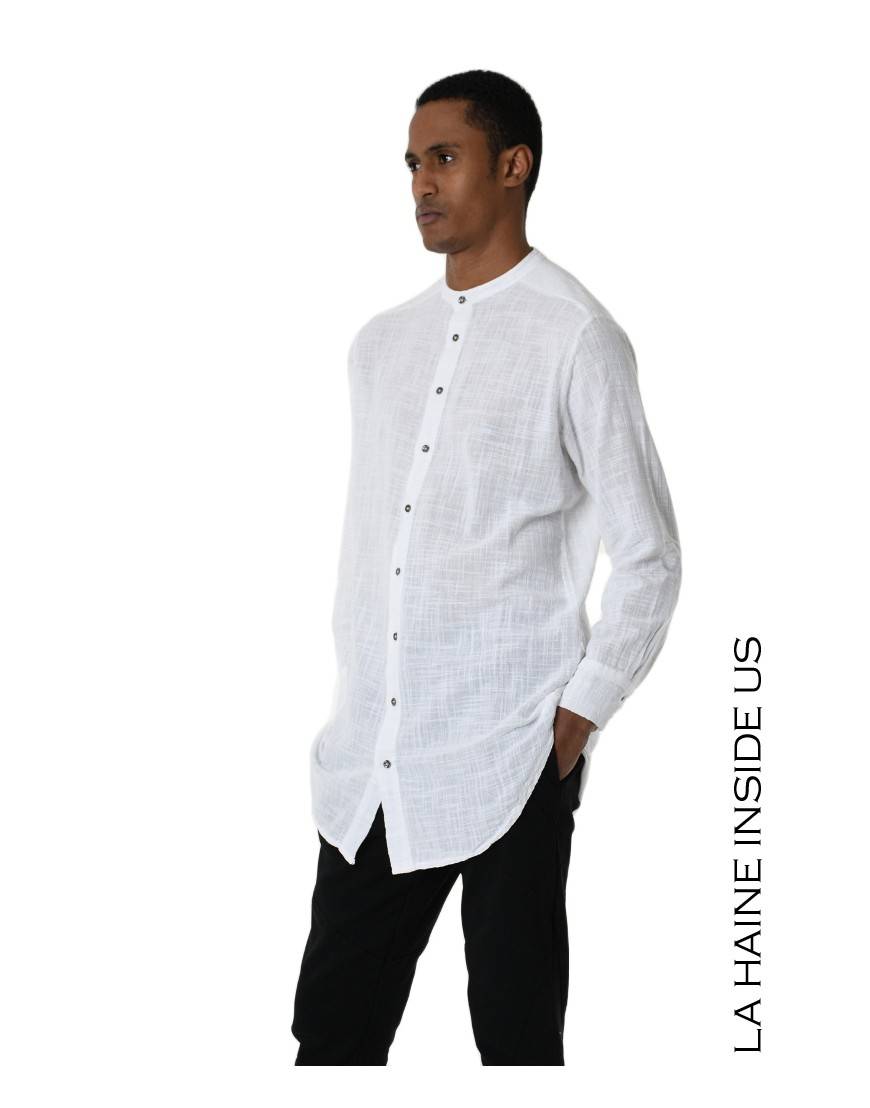 La haine inside us 3V LM113 CAMICIA Bianco Offerta