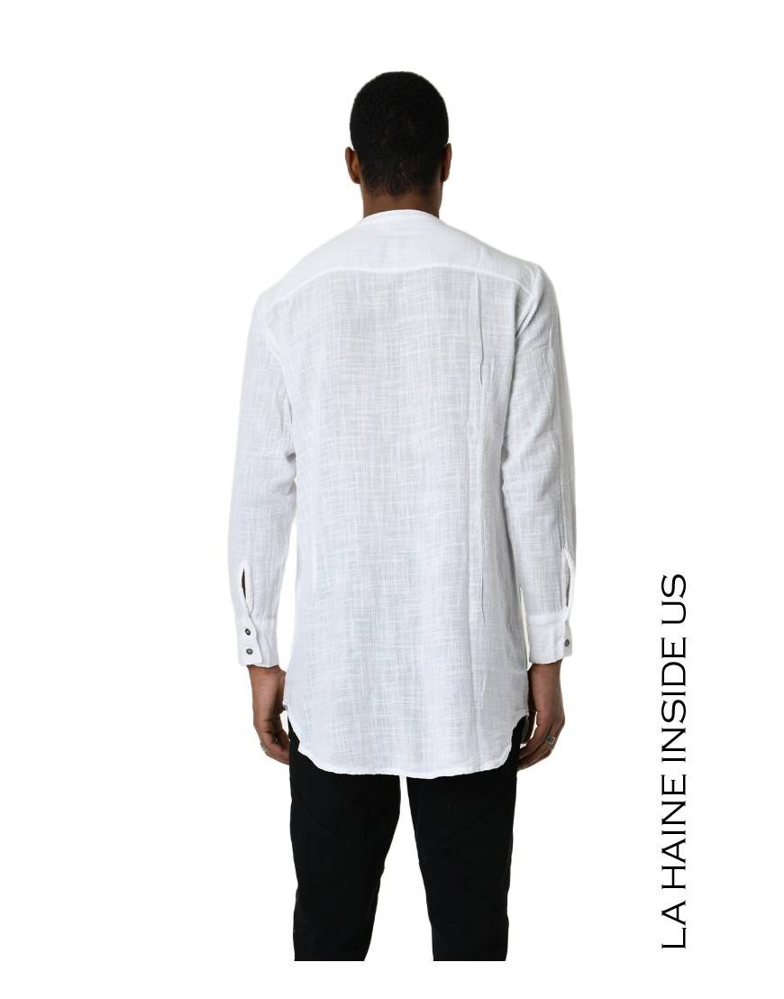 La haine inside us 3V LM113 CAMICIA Bianco Offerta