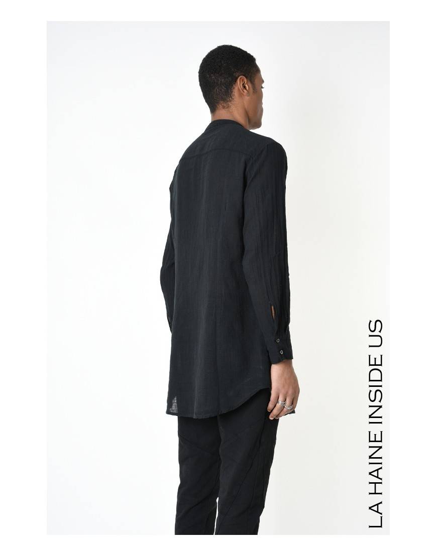 La haine inside us 3V LM113 CAMICIA Nero Economico