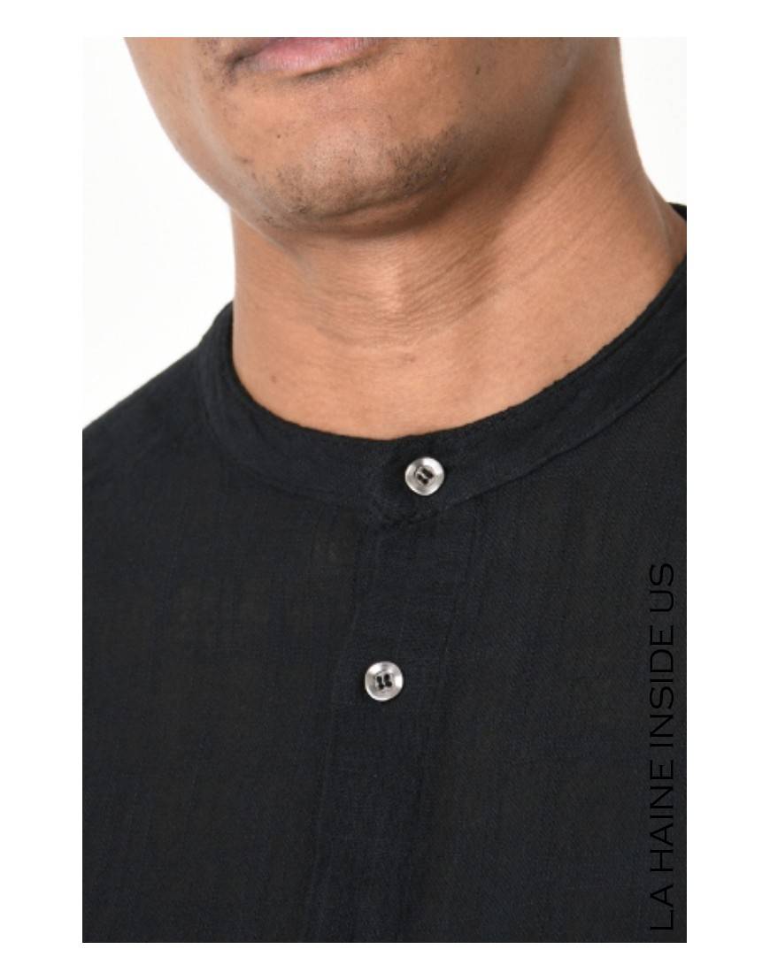 La haine inside us 3V LM113 CAMICIA Nero Economico