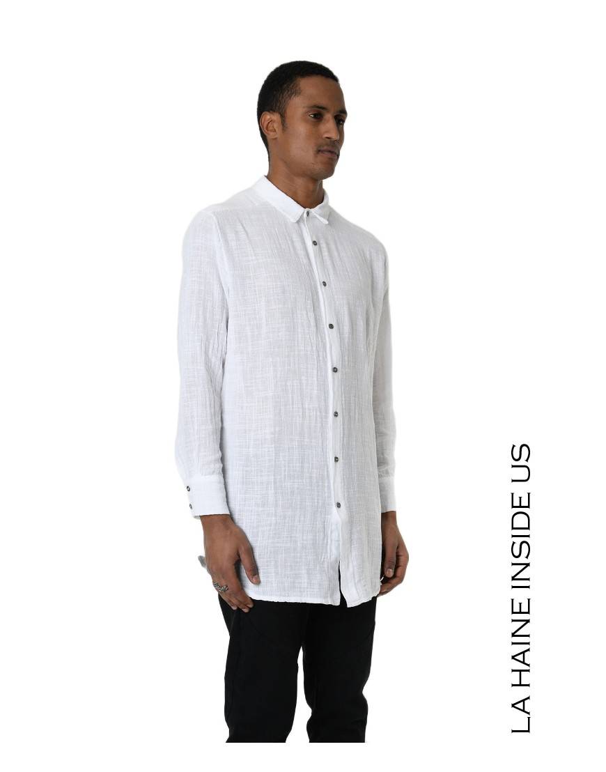 La haine inside us 3V LM114 CAMICIA Bianco Online