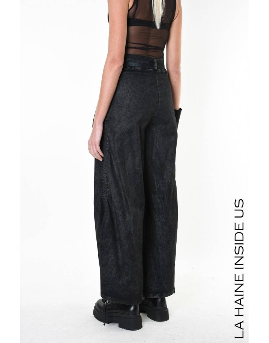 La haine inside us 4B LW879 PANTALONE Nero Offerte