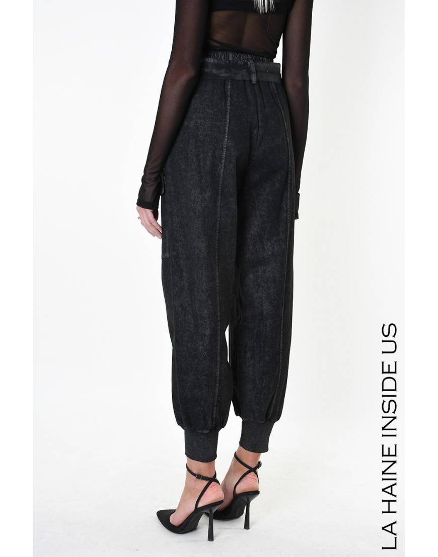 La haine inside us 4B LW880 PANTALONE UNISEX D Nero Hotsell
