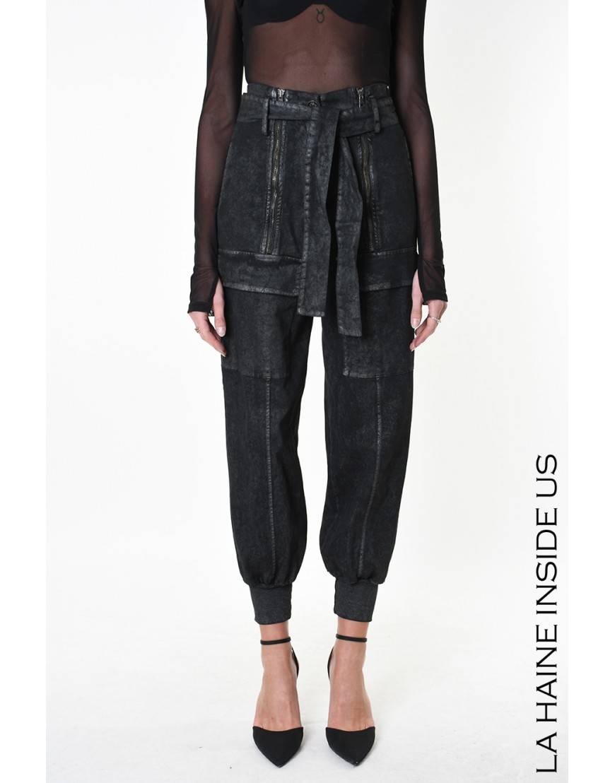 La haine inside us 4B LW880 PANTALONE UNISEX D Nero Hotsell