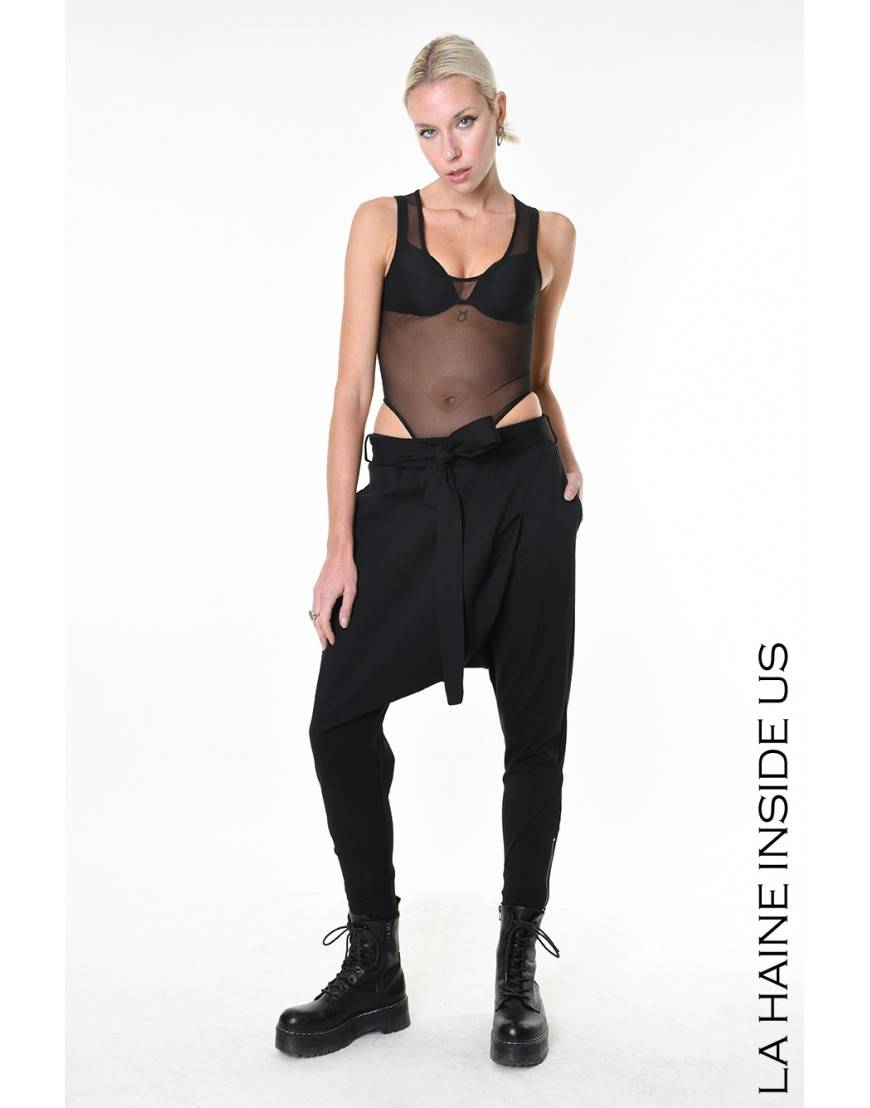La haine inside us 4B LW931 PANTALONE Nero Nuova