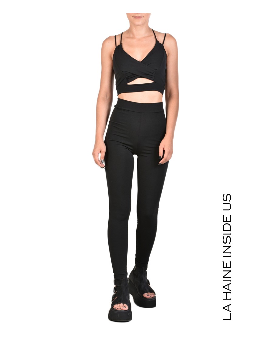 La haine inside us 4J LETTY LEGGINGS Nero 2025