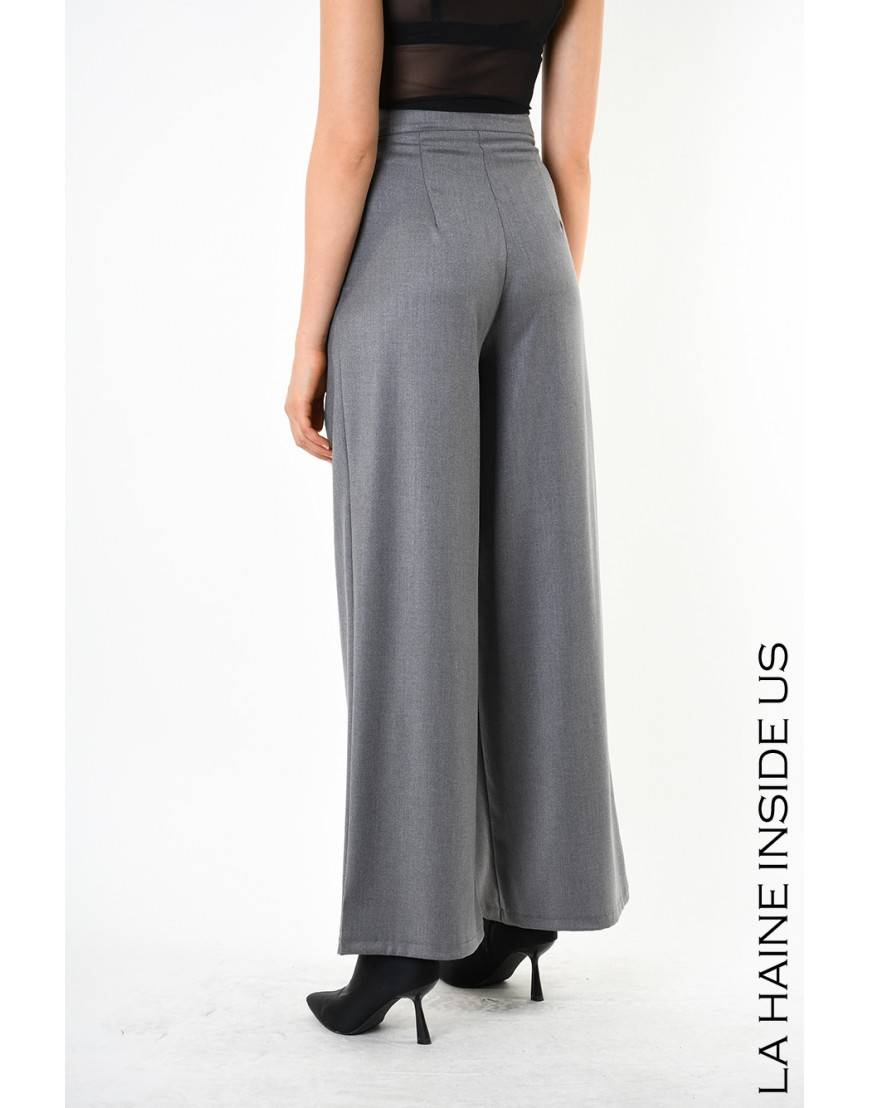 La haine inside us 4B LW829 PANTALONE Grigio Pezzi Unici