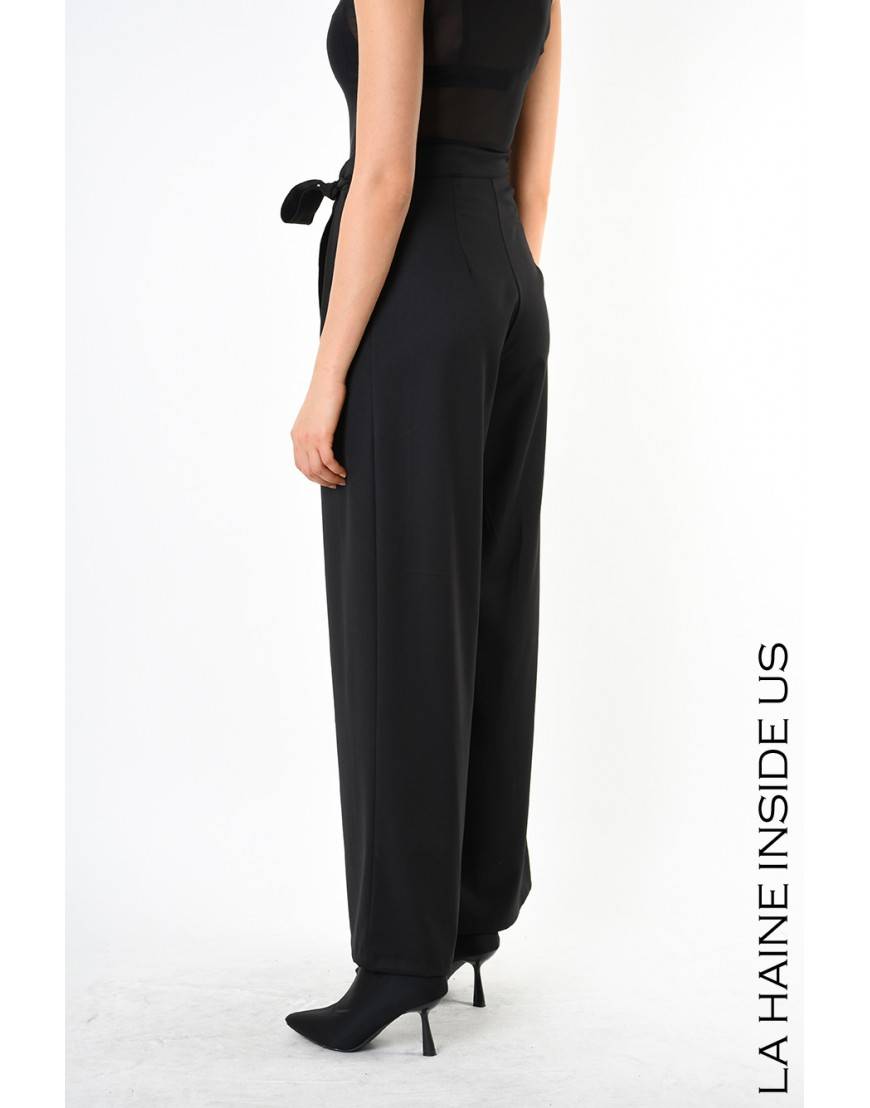 La haine inside us 4B LW829 PANTALONE Nero Soddisfazione Garantita