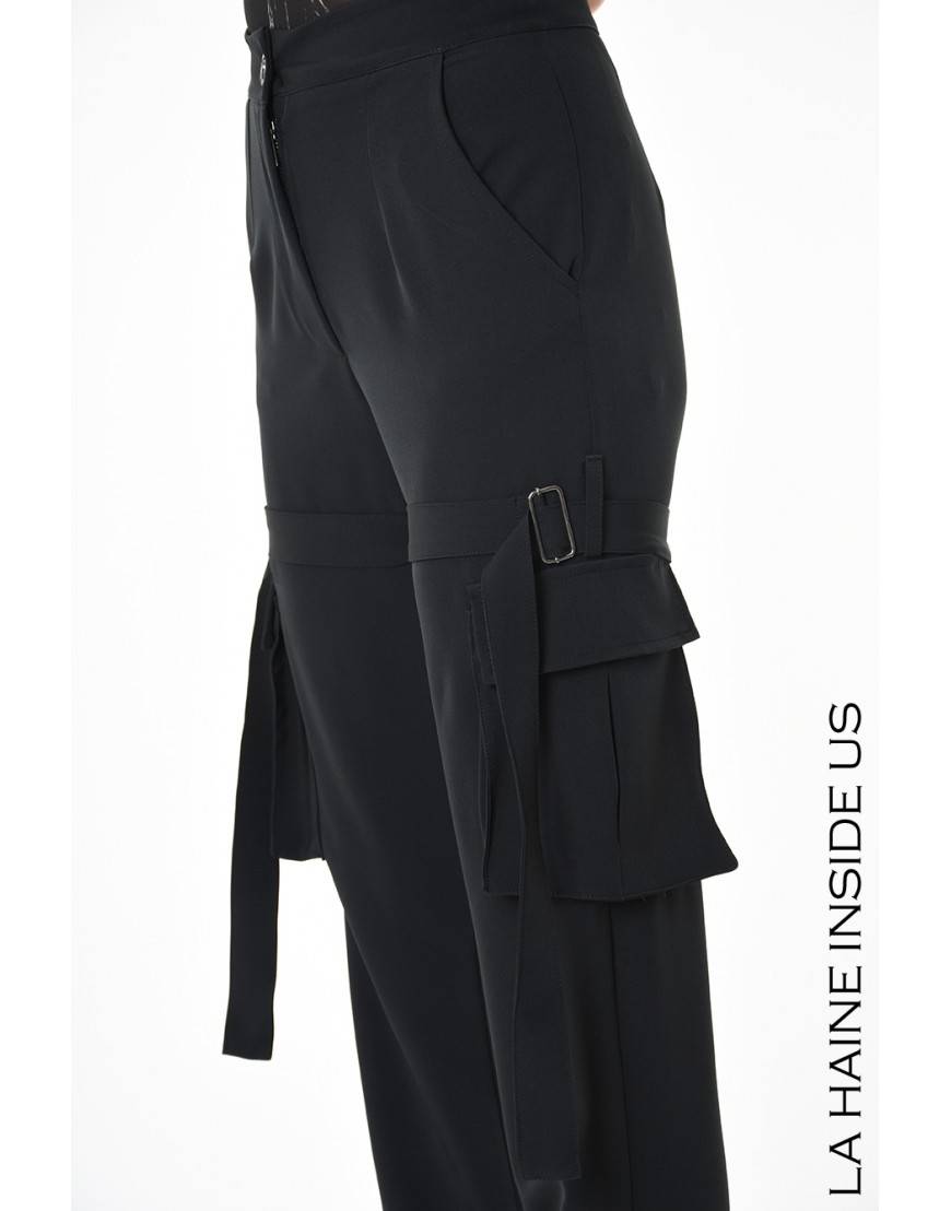 La haine inside us 4R LW929 PANTALONE Nero Convenienza