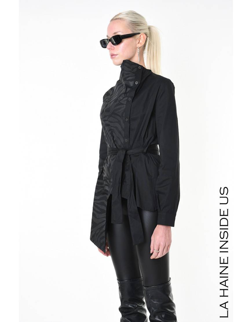 La haine inside us 4V LW910 CAMICIA Nero Economico