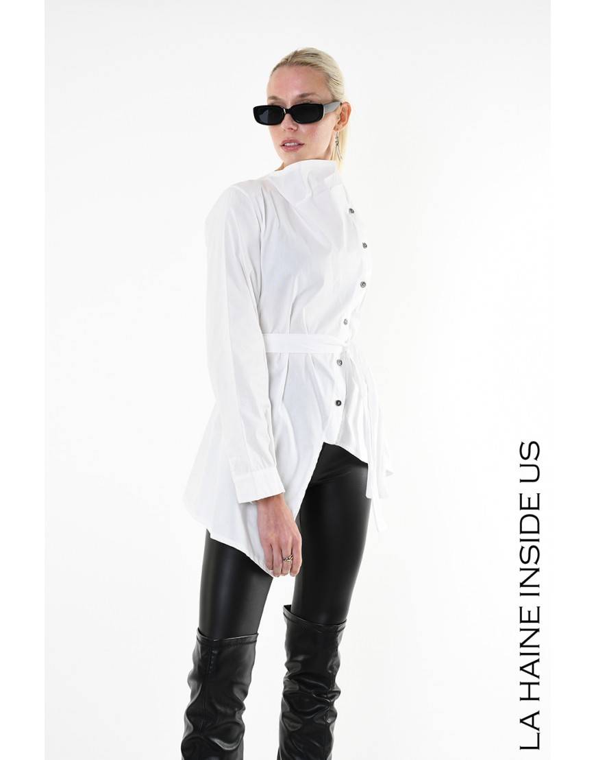 La haine inside us 4V LW911 CAMICIA Bianco Online