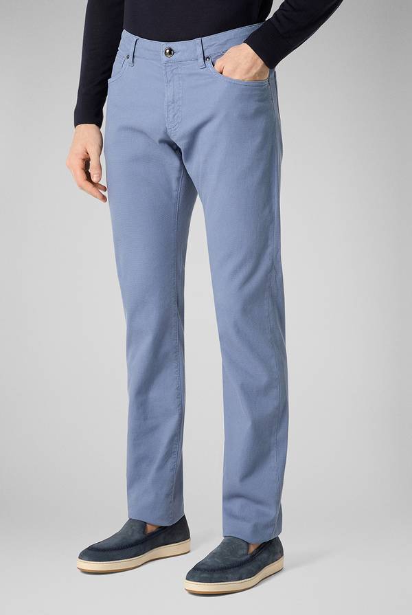 Lab. Pal Zileri Pantalone 5 tasche in cotone stretch tinto in capo 2025