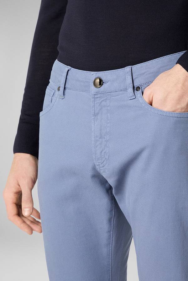 Lab. Pal Zileri Pantalone 5 tasche in cotone stretch tinto in capo 2025