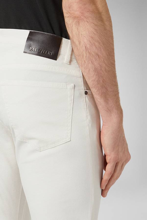 Lab. Pal Zileri Pantalone 5 tasche in cotone stretch tinto in capo Pezzi Unici