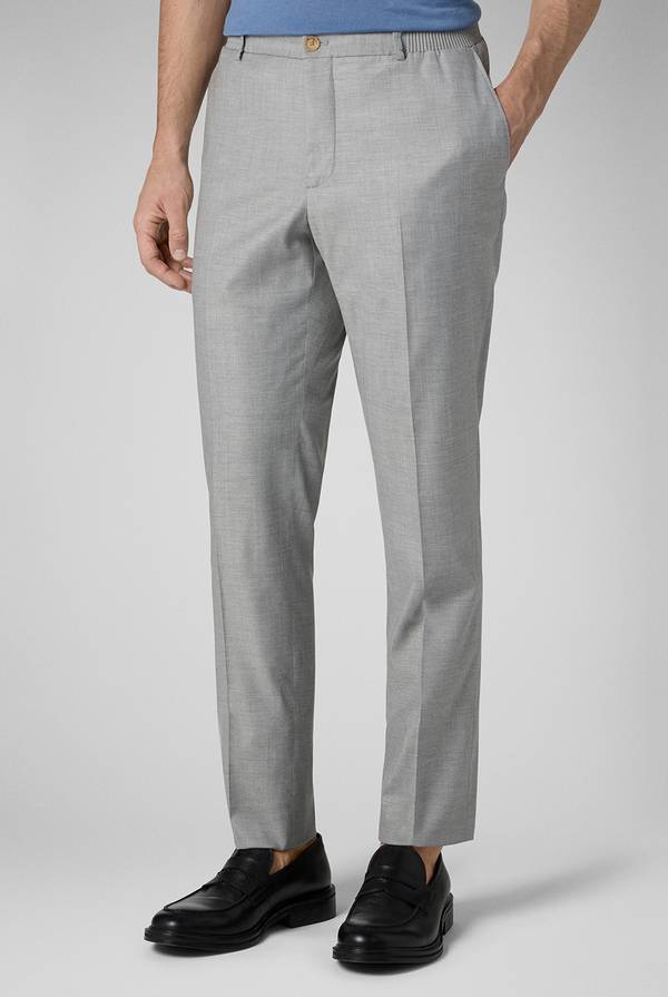 Lab. Pal Zileri Pantalone classico in lana e bamboo Soddisfazione Garantita