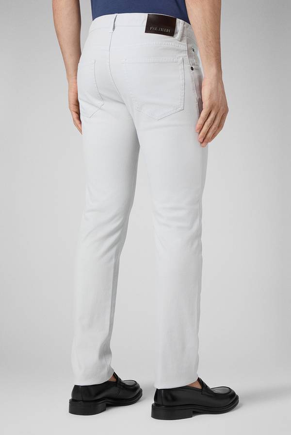 Lab. Pal Zileri Pantalone 5 tasche in cotone stretch tinto in capo Promozione Limitata