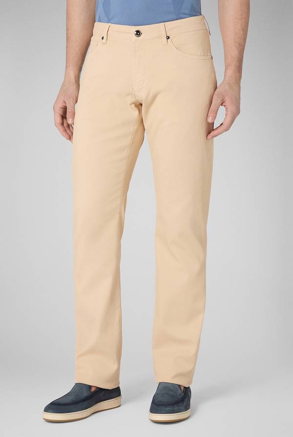 Lab. Pal Zileri Pantalone 5 tasche in cotone stretch tinto in capo Prezzo Ridotto